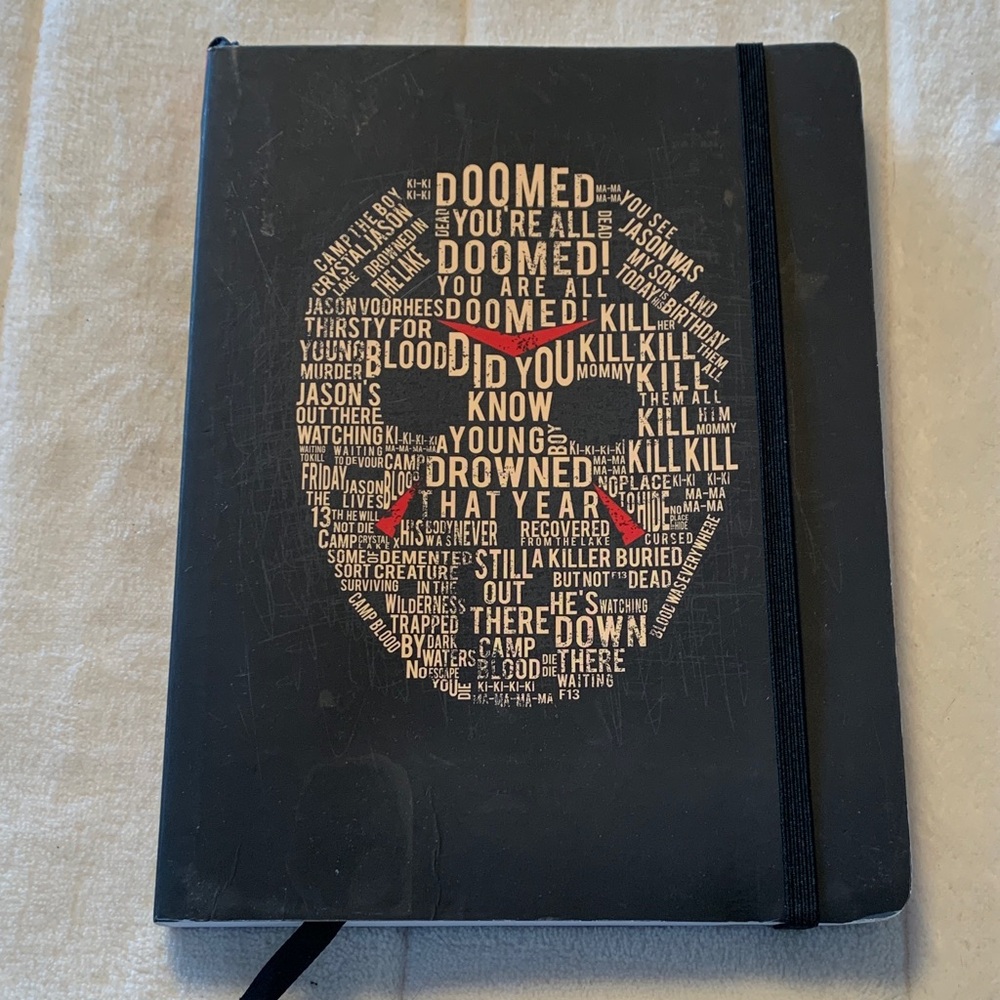 Journal. Friday the 13th, lined paper